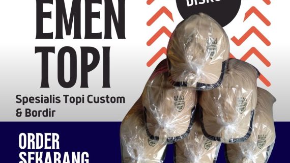 Jasa Topi Custom Souvenir