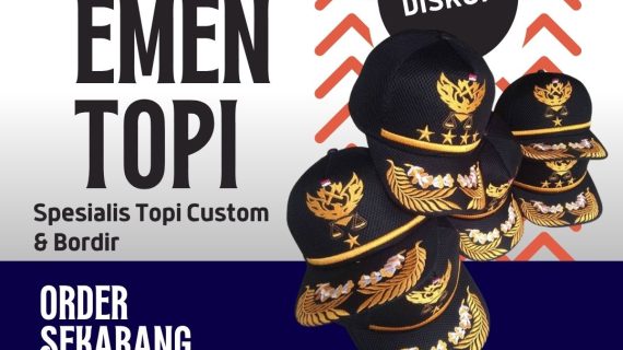 Jasa Topi Custom Seminar