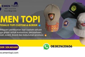 Grosir Topi Custom Murah Bandung