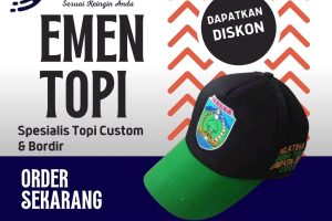 Pusat Topi Custom Murah
