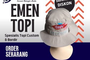 Produsen Topi Custom Murah