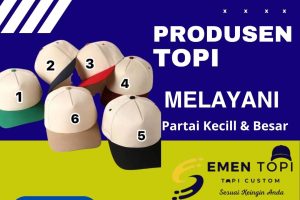 Grosir Topi Custom Bandung Murah