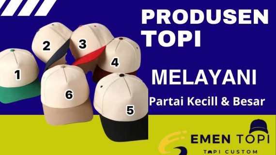 Grosir Topi Custom Bandung Murah